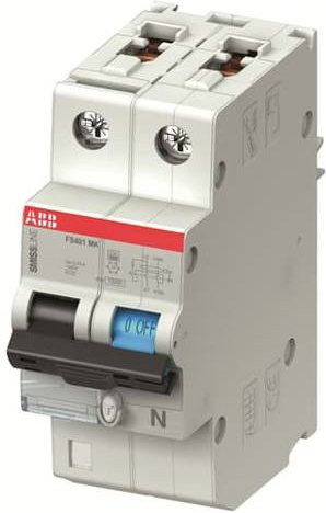 ABB FI-Schutzschalter RCBO 2polig grau 2CCL562110E0164 - Bild 1
