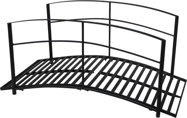 Gartenbrücke Celia von HTI-Living im Industrial Style aus Metall in Schwarz - Bild 1