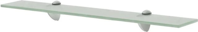 vidaXL Schweberegal aus Glas und Metall, transparent, Breite: 60 cm, Tiefe: 10 cm, Höhe: 8 cm - Bild 1