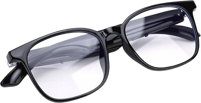 Musysh KI-Übersetzungsbrille in Schwarz: Intelligente Bluetooth-Sonnenbrille mit Echtzeit-Übersetzer für Reisen, Sport, Musik und Telefonate - Bild 1