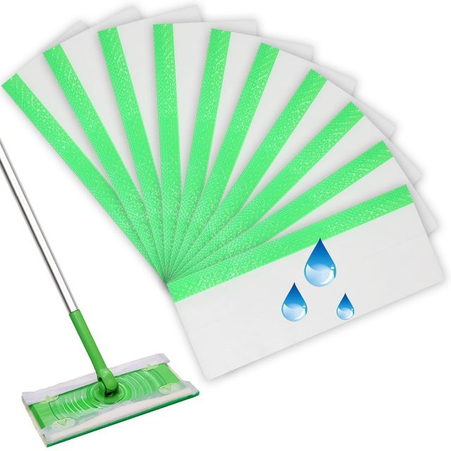 Swiffer Sweeper Nasswischpad-Nachfüllungen mit Febreze Lavendelduft, 10 Stück, Weiß - Bild 1
