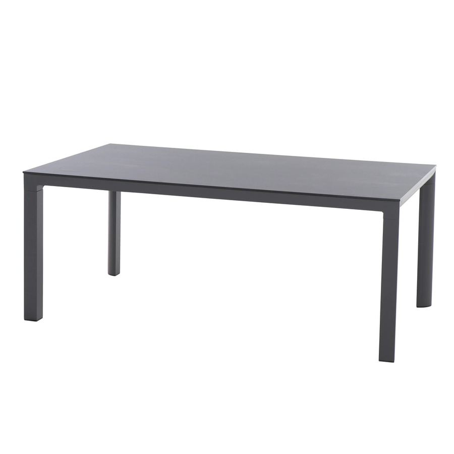 Siena Garden Gartentisch Silva Rechteckig HPL Ferro in Grau mit modernem Design, B/T: 180 x 95 cm - Bild 2