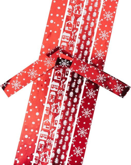 Gebrüder Bertels Papierstreifen Xmas in Rot für Weihnachten - Bild 1
