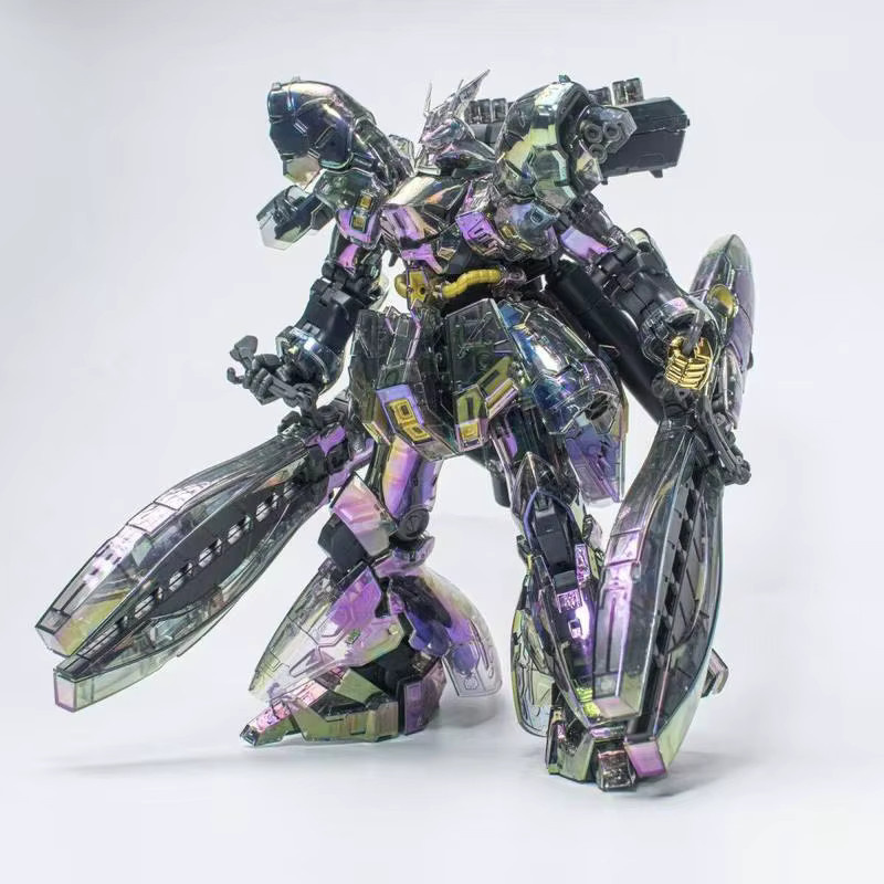 Bandai RG 1/144 Fukuoka Sazabi, Bausatz, schillernd, laserbeschichtet, transparent - Bild 2