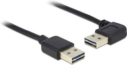 Delock USB 2.0 Kabel USB-A auf USB-A Schwarz 1,00 m - Bild 1