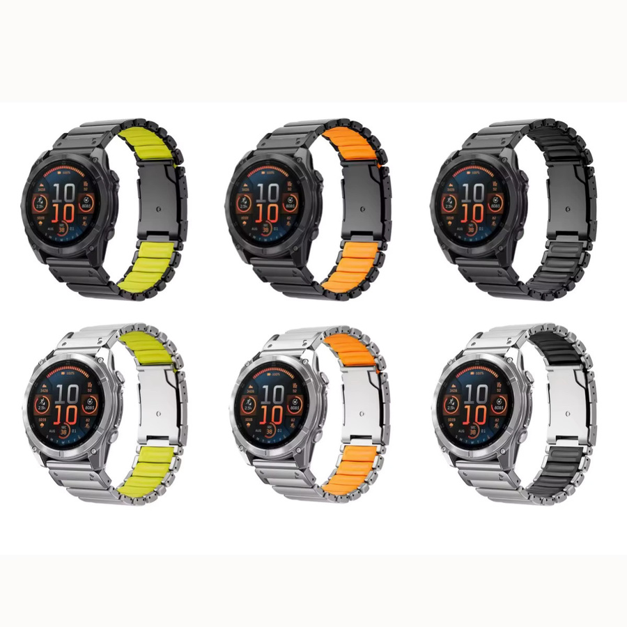 CAOWTAN Uhrenarmband Titan, Edelstahl, 26 mm, Quick Fit - Bild 2