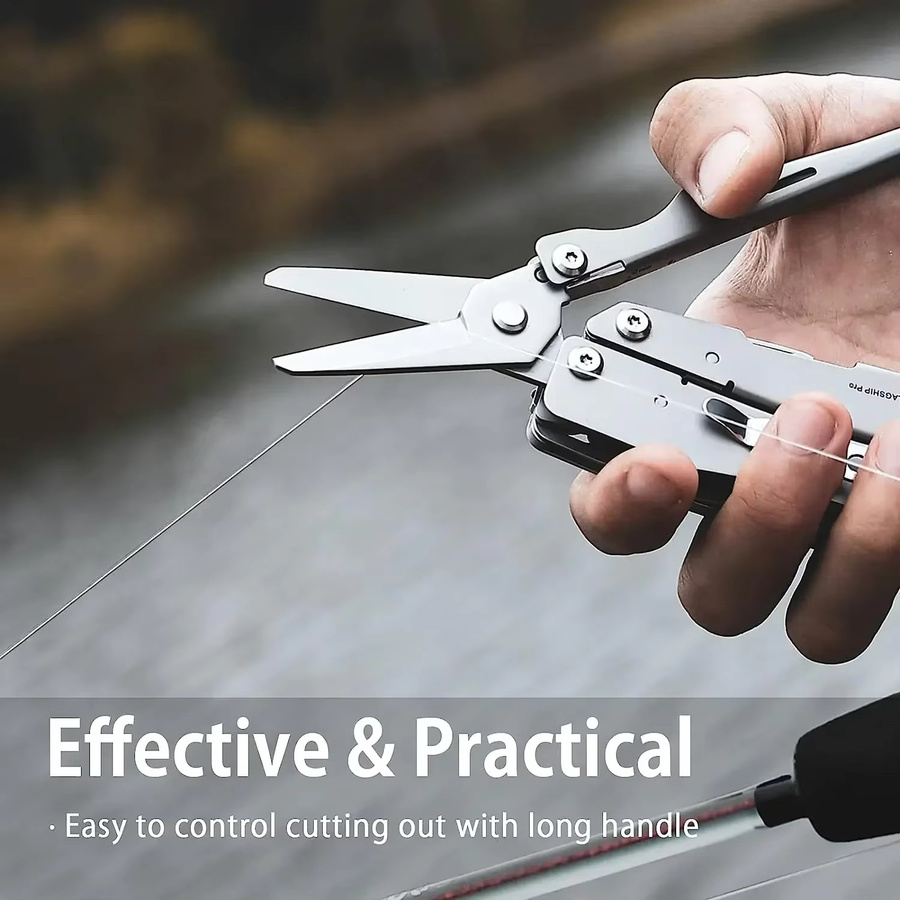 Nextool Flaggschiff Pro 16 in 1 Multitool mit Kydex-Scheide und Klappzange in Silber - Bild 5