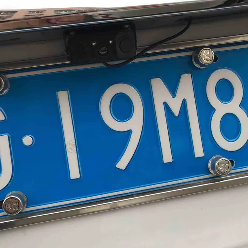 QueenDer 3in1 Auto Nachtsicht Rückfahrkamera mit Parksensor, Sender und Empfänger, Schwarz - Bild 5