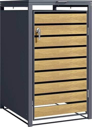 Phoenix GB1168AWK Series GB Mülltonnenbox Eiche für 1 Mülltonne mit 240l Fassungsvermögen - Bild 1