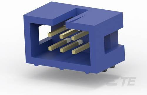 TE Connectivity Einbau-Stiftleiste Standard 2-1761605-1 in Blau - Bild 1