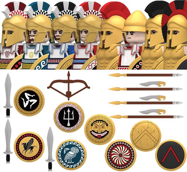 Semalam Griechische Serie Schwerer Infanterie-Soldatenfiguren, Soldaten, ab 14 Jahren - Bild 1