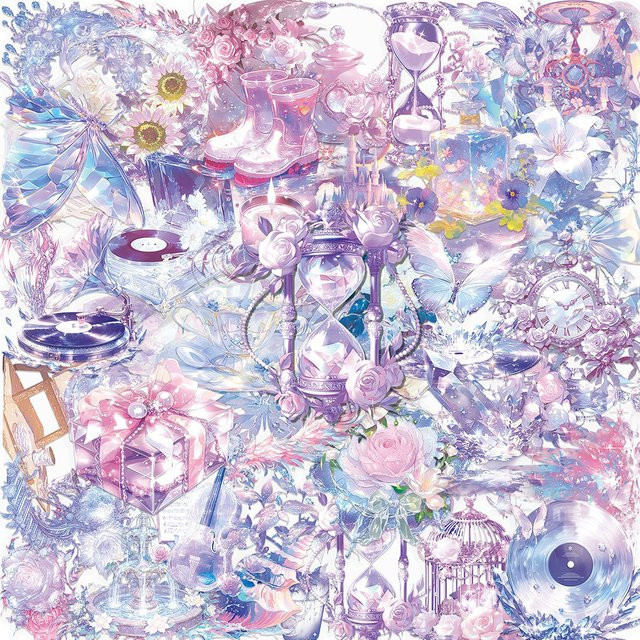 Rspctou Cartoon Aufkleber, transparent, multicolor, 10-teiliges Set - Bild 1