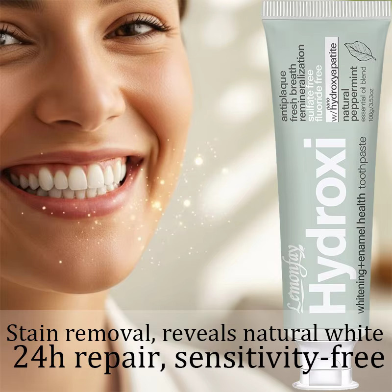 Lemonfay Hydroxi Whitening Zahnpasta mit Hydroxyapatit, 100g - Bild 4