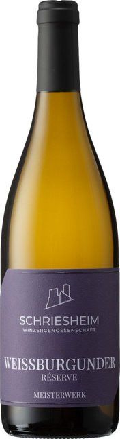 Winzergenossenschaft Schriesheim Weißburgunder, Weißwein, Baden, trocken, 2022, 0,75 l - Bild 1