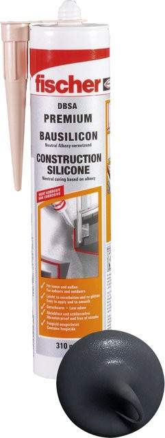Fischer Bausilikon DBSA Schiefergrau 310 ml - Bild 1