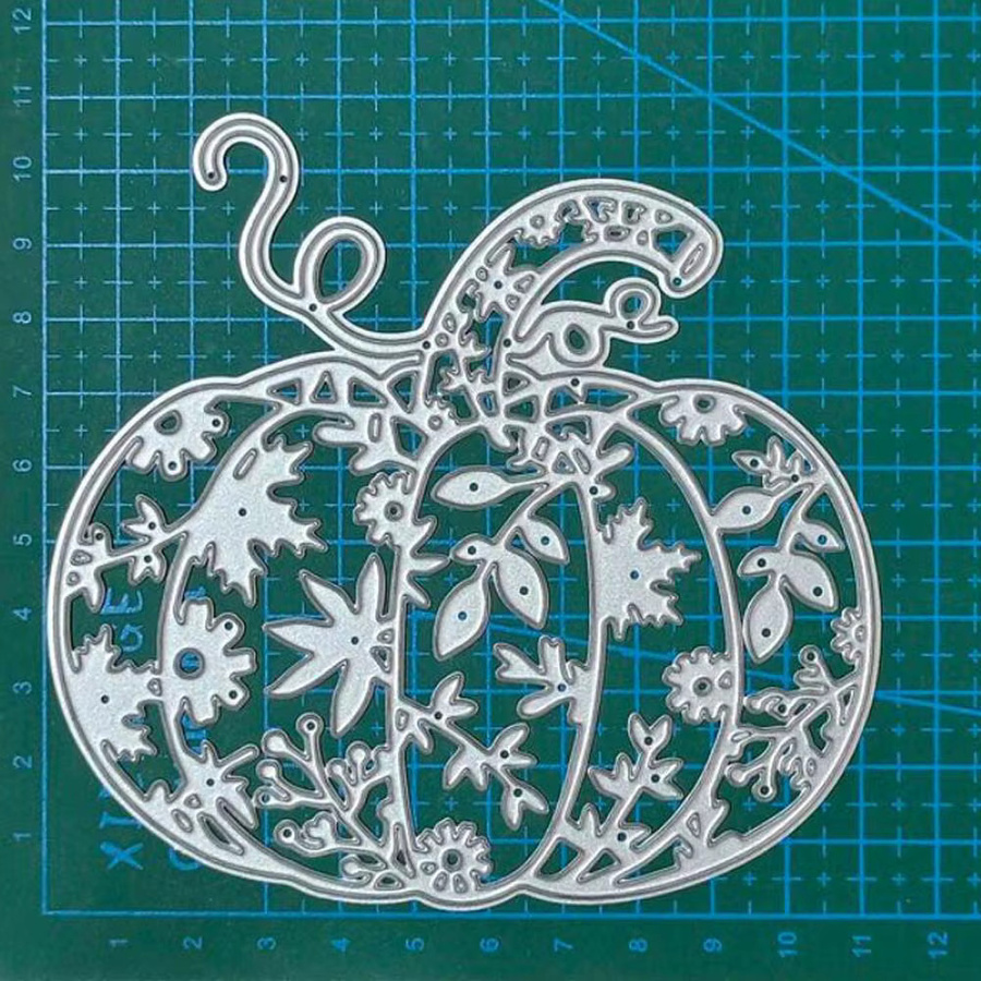 Metall-Stanzform Kürbis für DIY Scrapbooking und Papierbasteln - Bild 2