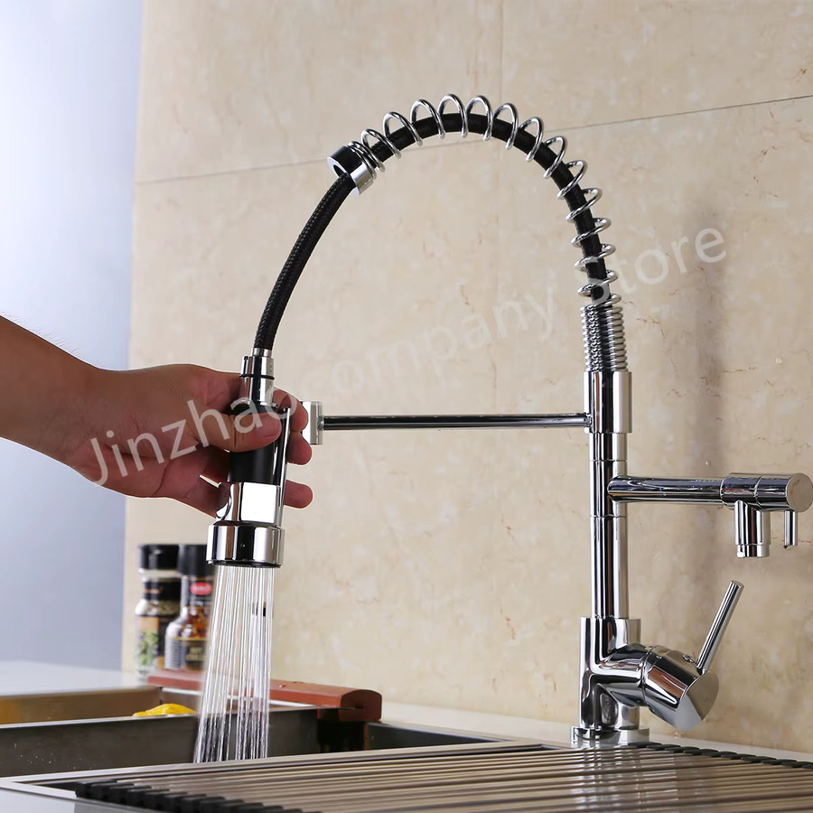 Flexibler Nylon-Wasserhahnschlauch für herausziehbare Küchenarmaturen, Anschluss F1/2 M15 * 1, Schwarz oder Grau - Bild 2