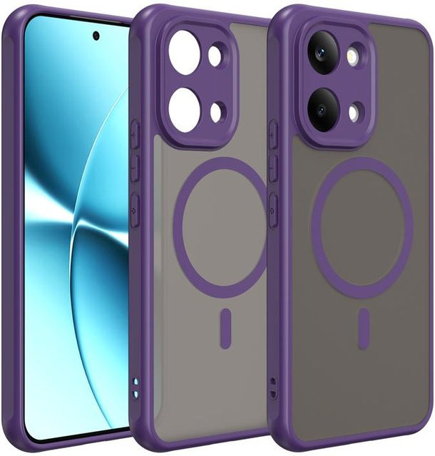 POCO X8 Pro und X8 Pro Max Schutzhülle Semi-Transparent Mattiert aus PC und TPU in Schwarz, Blau, Grün oder Lila - Bild 1