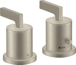 Hansgrohe Axor Citterio Waschtischarmatur mit Fertigmontageset in gebürstetem Nickel - Bild 1