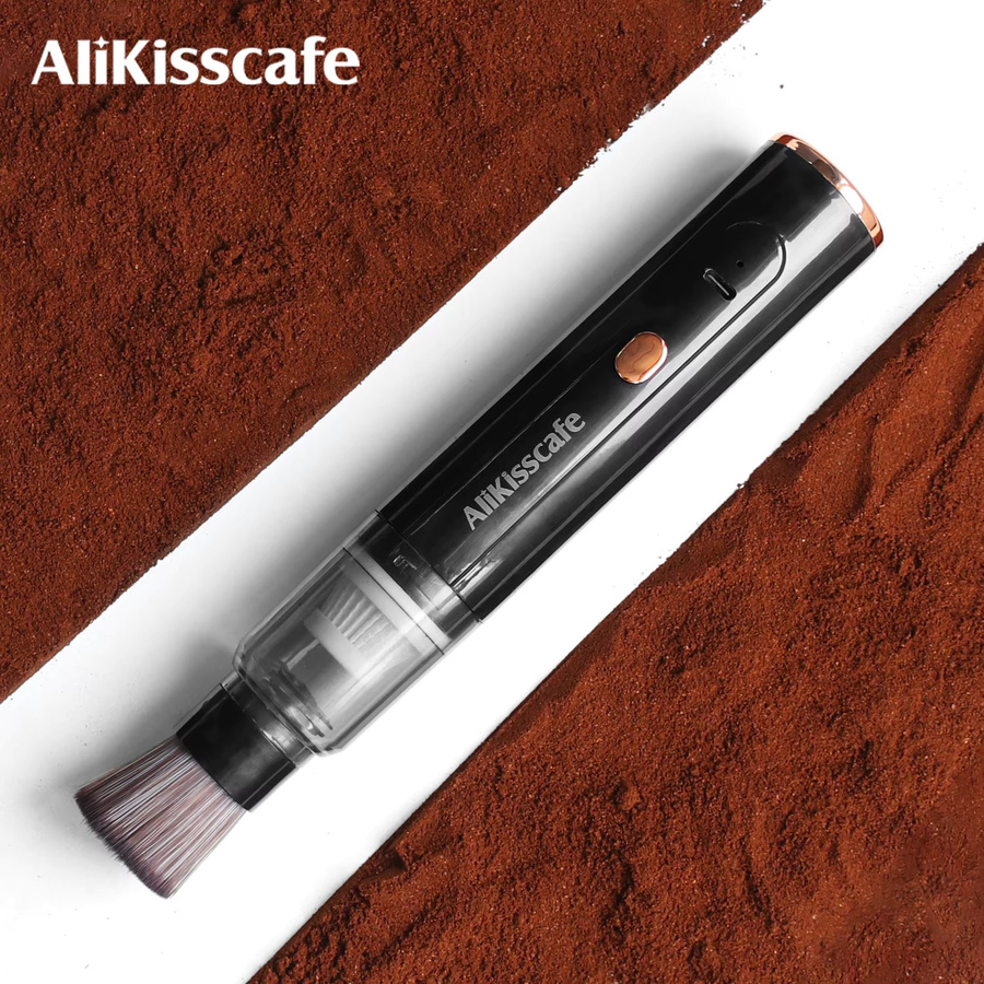 AliKisscafe Kaffeesatz-Vakuumreiniger und Mahlwerklebensmittelentferner für Siebträger in Weiß, passend für 51mm, 54mm und 58mm Barista-Werkzeuge und Espressomaschinen-Zubehör - Bild 2