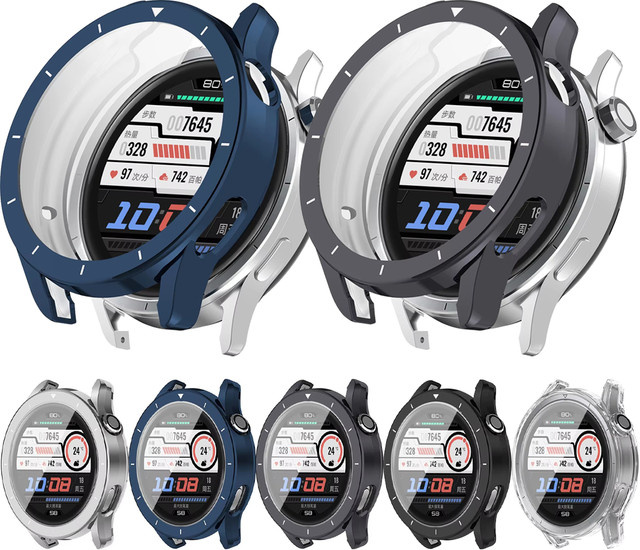 Xiaomi Watch S5 Schutzhülle mit Displayschutzfolie aus transparentem TPU - Bild 1