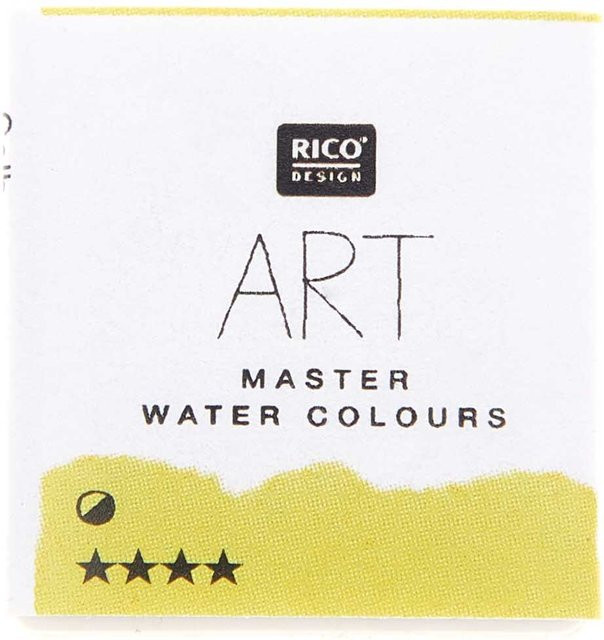 Rico Design ART Master Aquarellfarbe Gelb im halben Näpfchen - Bild 1