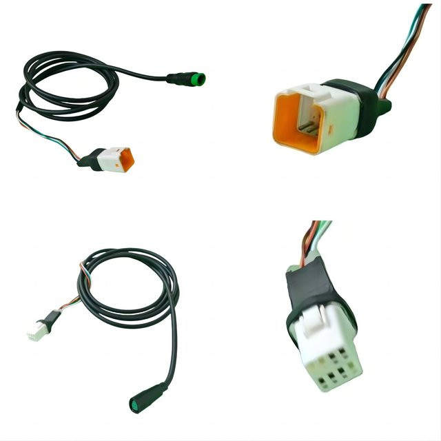 Bafang EB BUS 1T1 Instrumentenkabel für Mittelmotoren M400 M300 M200 G360 G332 G330 M620 G510 in Schwarz - Bild 1