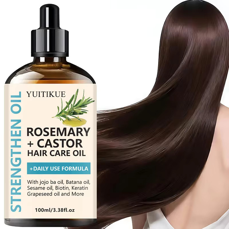 YUITIKUE Rosmarin-Rizinusöl, Multi-Öl-Mischung, 100 ml, Unisex - Bild 2