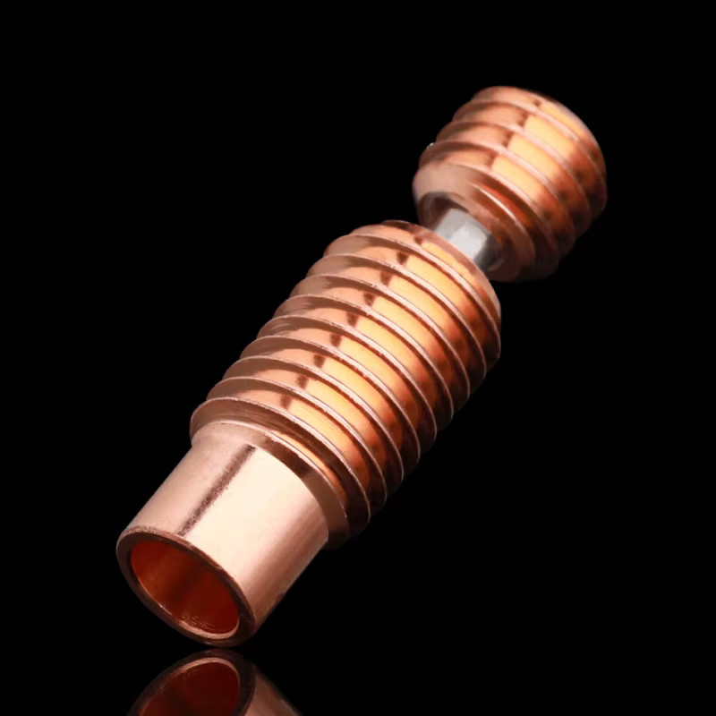Mellow NF V6 Crazy Heat Break Düsenhals aus Kupfer und Edelstahl für 1,75 mm V6 Hotends im Multicolour-Design - Bild 3