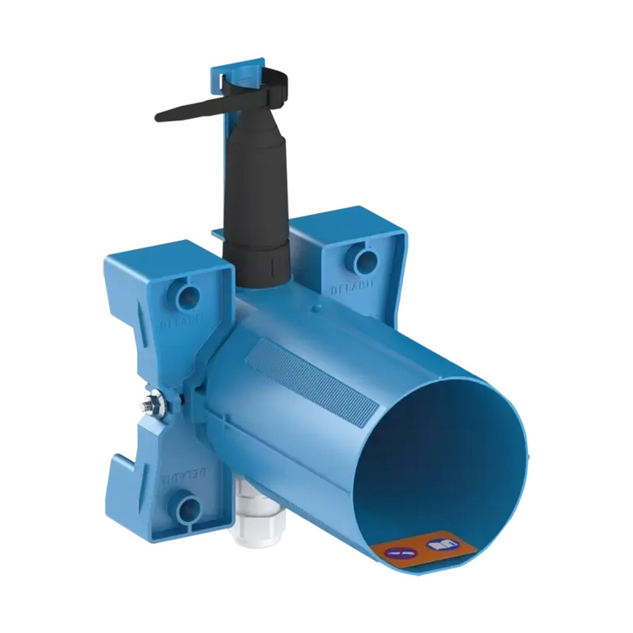 Delabie Elektronischer Urinalspüler TEMPOMATIC 4 UP G1/2 6V Set in Blau - Bild 2