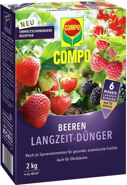 Compo Beeren Langzeit-Dünger mit Slow-Release-Effekt, 2 kg - Bild 1