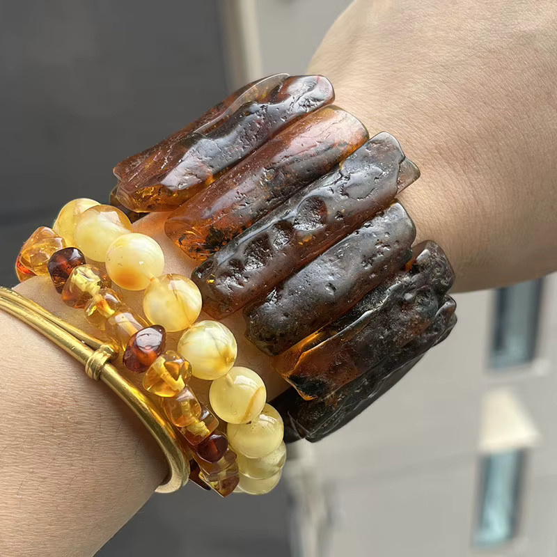 Yoowei Armband, Bernstein, Unisex, Bunt - Bild 2