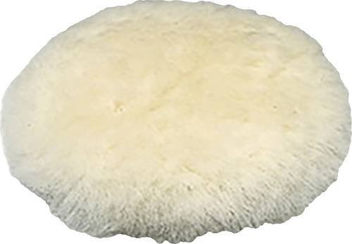 Makita Woll-Polierpad D-70867 in Weiß mit einem Durchmesser von 125 mm - Bild 1