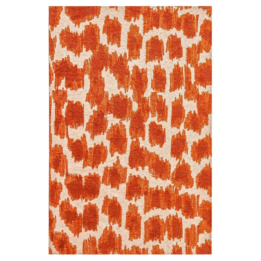 Lola&Moi Teppich Ikat in Orange Blood Gold, Breite: 240 cm, Tiefe: 340 cm - Bild 2
