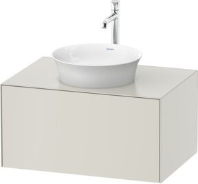 Duravit Waschtischunterschrank ohne Aufsatz White Tulip Nordweiß matt, B/T/H: 75,1 x 35 x 41 cm - Bild 1