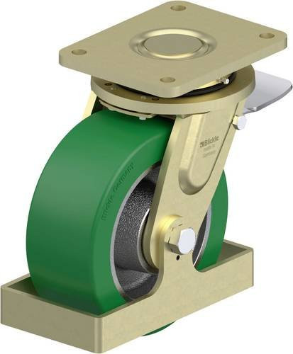 Blickle Schwerlast-Lenkrolle 202K-ST-FS mit 200 mm Rad-Durchmesser und 1200 kg Tragfähigkeit in Silber und Stahl - Bild 1