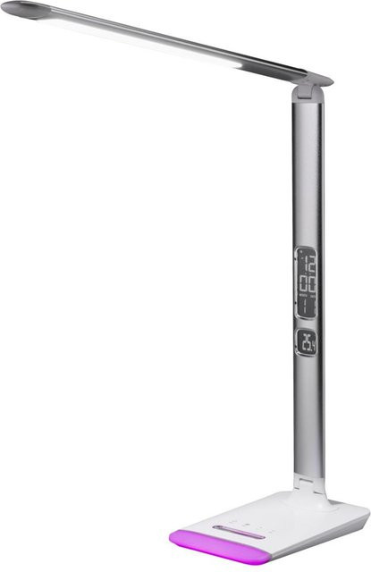 POCOline Schreibtischleuchte Apollo LED dimmbar in Silber und Weiß, Höhe: 52 cm - Bild 1