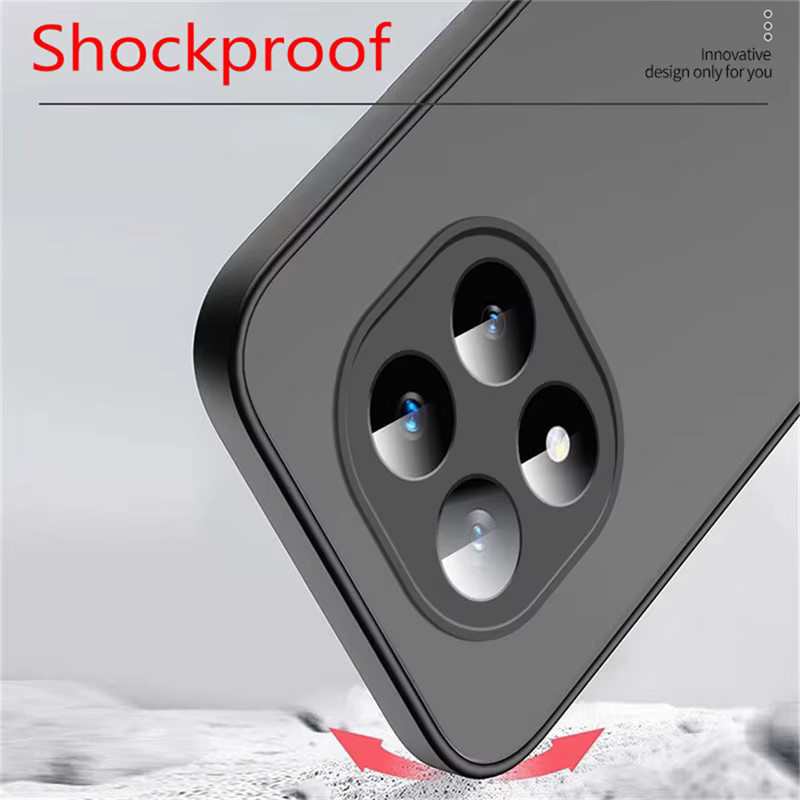 Rüstung Luxus Flüssige Hülle für Xiaomi Redmi Note 14 Pro Plus 5G, Note 14 Pro 4G 5G und Redmi 14C, transparente harte PC-Abdeckung - Bild 2