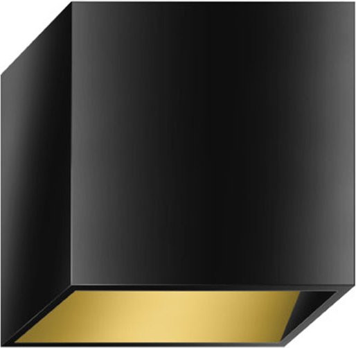 Bruck Cranny AC W LED-Wandleuchte in Schwarz/Gold mit warmweißem Licht (2700K) - Bild 1