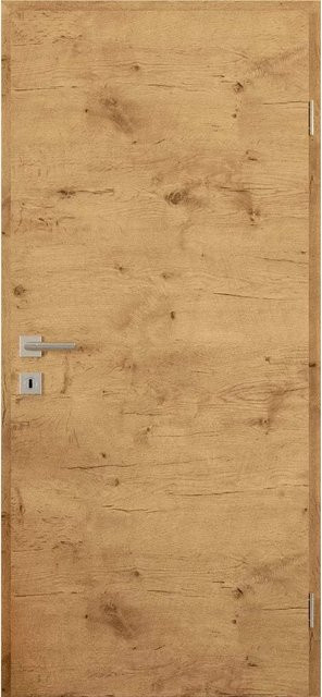 Zimmertür GetaDoor CPL Eiche Ferox in Braun, Breite: 73,5 cm, Höhe: 198,5 cm, Anschlag Rechts - Bild 1