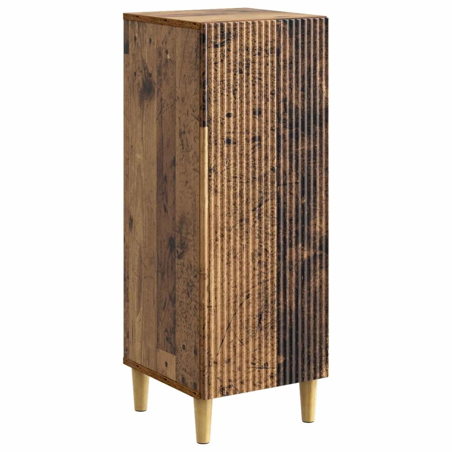 vidaXL Sideboard Vintage Altholz in Braun aus Holzwerkstoff B: 33 cm, T: 34,5 cm, H: 90 cm - Bild 2