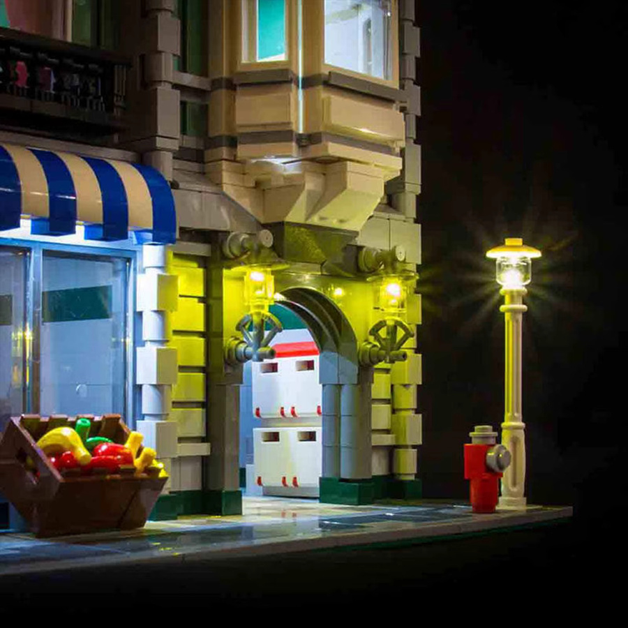 LYBMTWF LED-Beleuchtungsset, kompatibel mit Lego 10185 Green Grocer House - Bild 2