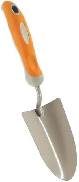 Galaflor Blumenkelle aus Stahl mit Kunststoffgriff in Orange - Bild 1