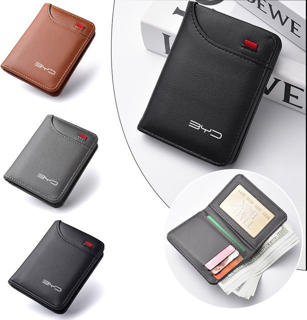 Mini Brieftasche für BYD Han, Tang, Ev, Song Plus Pro, Dolphin, Atto 3 und Yuan in Schwarz - Bild 1
