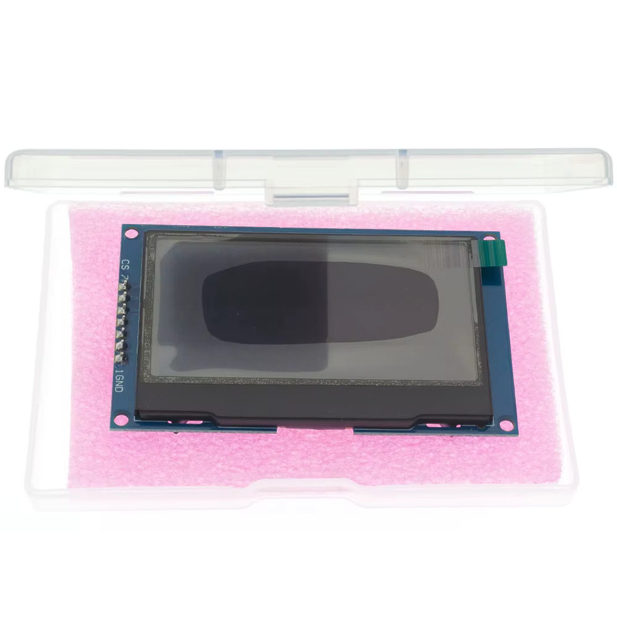 AITEXM ROBOT 2,42 Zoll OLED-Anzeigemodul mit 128 x 64 LCD-HD-Bildschirm, SSD1309, 7-polige SPI/IIC I2C serielle Schnittstelle, Farbe: Weiß - Bild 3