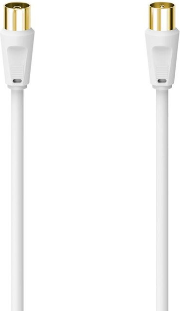 Hama Classic Line Koaxial-Antennenkabel in Weiß, Länge: 10,0 m - Bild 1