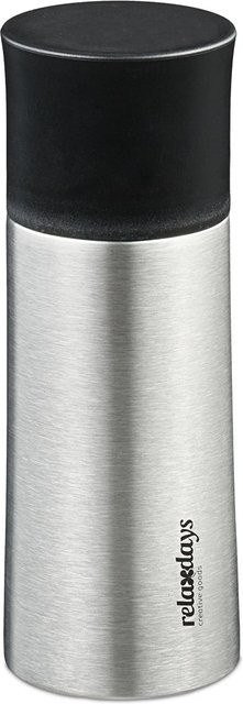 Relaxdays Trinkflasche aus Edelstahl in Silber, auslaufsicher, 300 ml - Bild 1