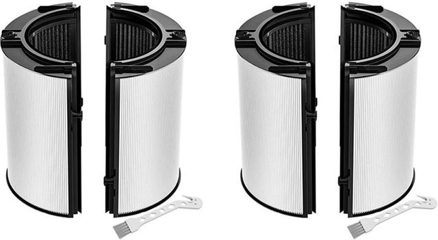 Dyson 2-in-1 HEPA und Aktivkohle Ersatzfilter Set in Weiß für HP04 TP04 DP04 PH04 PH03 PH02 PH01 HP09 TP09 HP07 TP07 TP06 - Bild 1