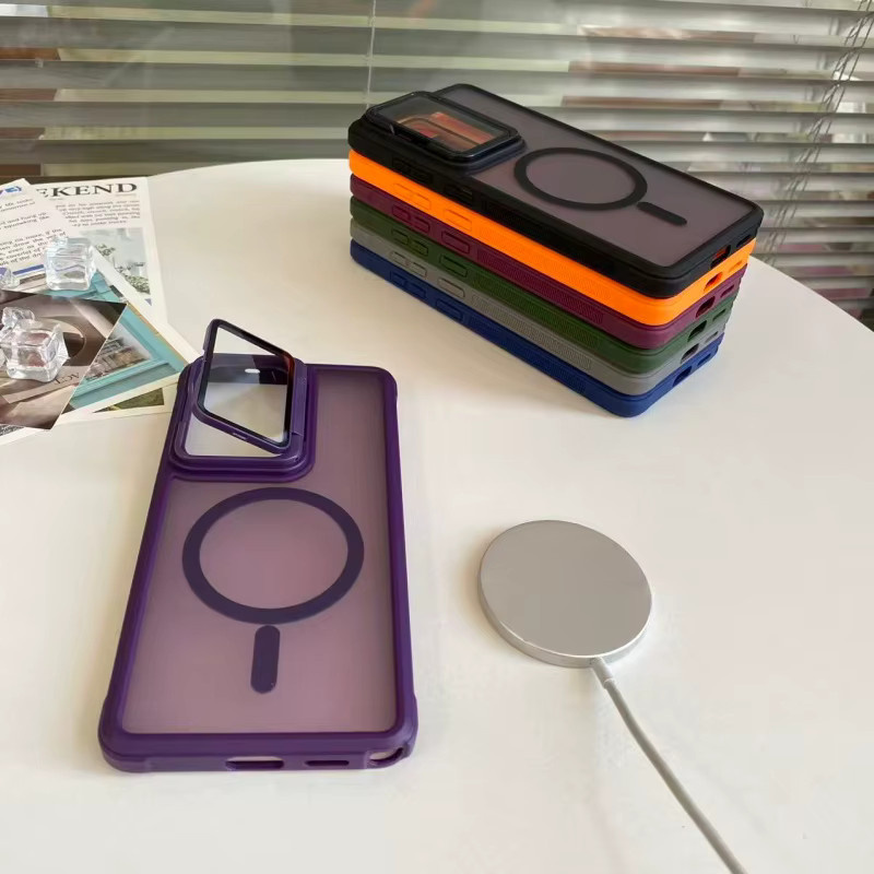 Transparente Panzer-Handyhülle mit magnetischer Kamera-Abdeckung für Samsung Galaxy S26 S25 S24 S23 Plus Ultra FE - Bild 4