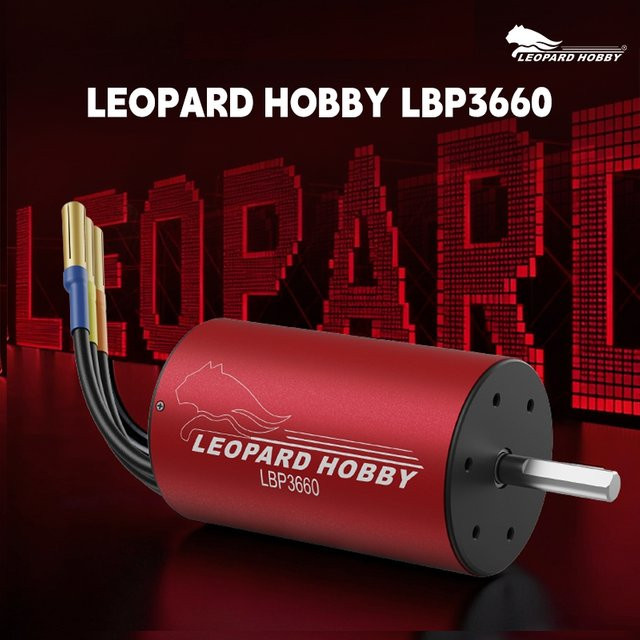 Leopard Hobby bürstenloser Motor, wasserdicht, 5,0 mm Welle - Bild 1